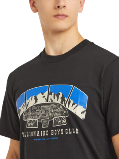 Billionaire Boys Club T-Shirt Flight Deck Logo Black