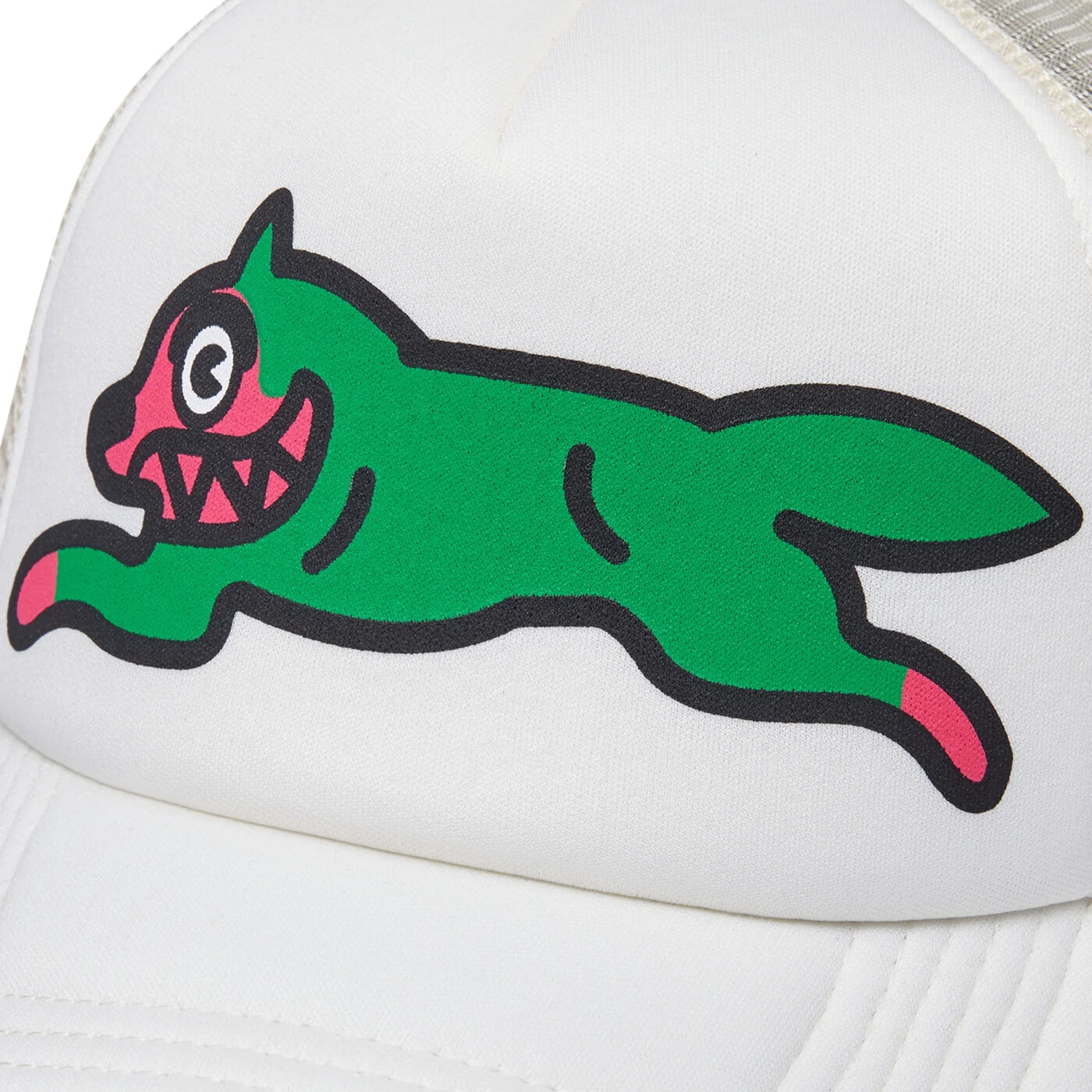 Ice-Cream Cap Trucker Running Dog Ecru