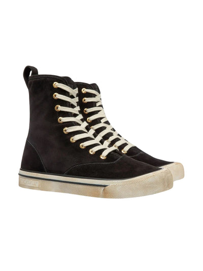 Bally Sneaker Lace Up Boot Black