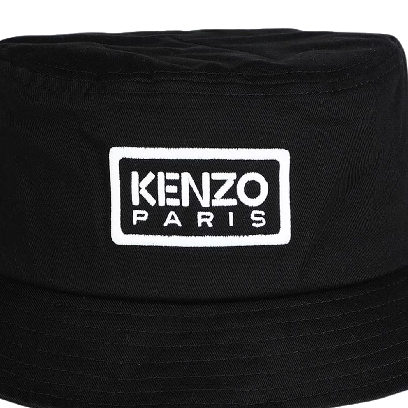 Kenzo Bucket Hat Logo Black
