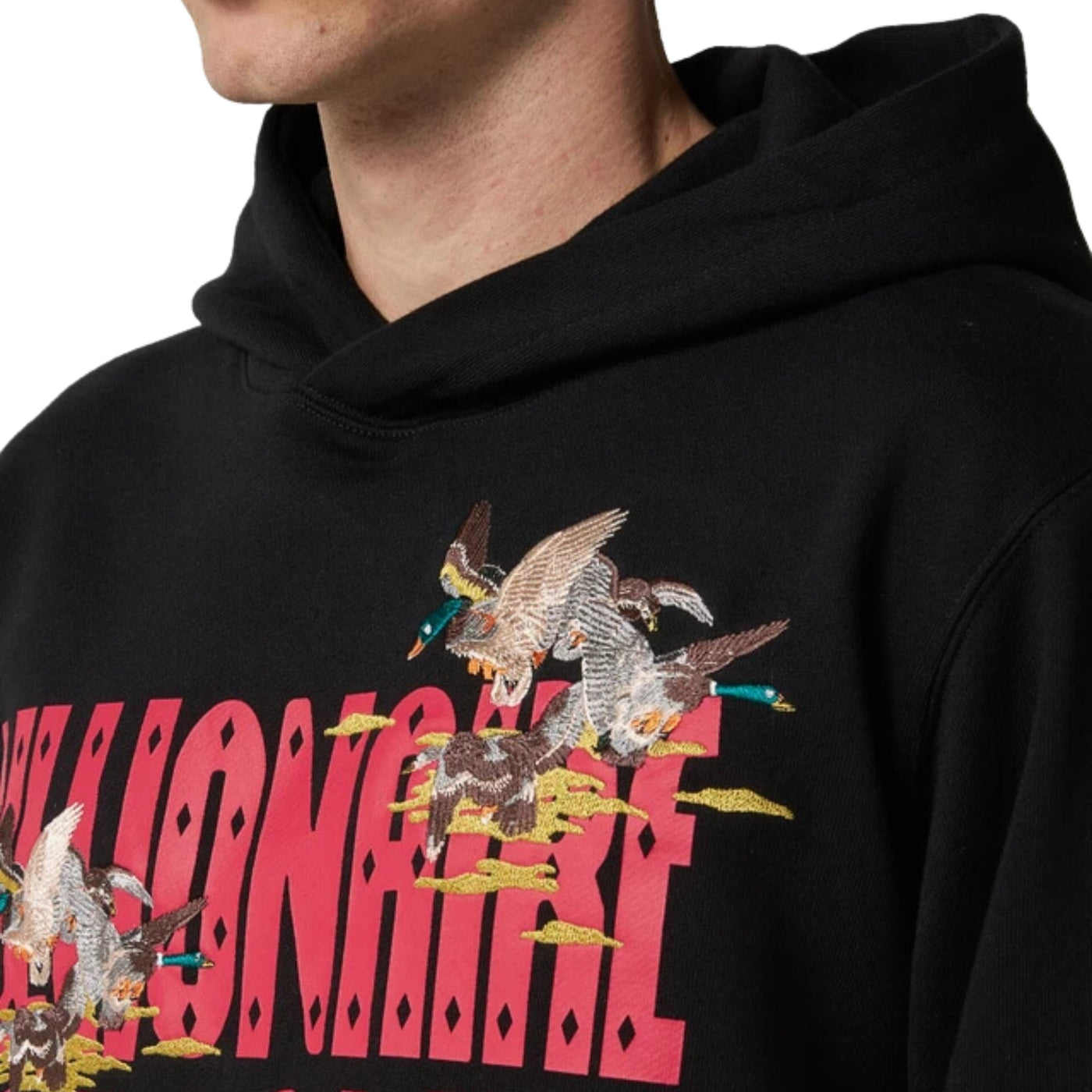 Billionaire Boys Club Sweater Duck Embroidered Logo Hoodie Black