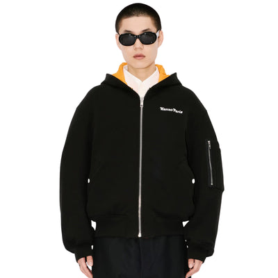 Kenzo Jacket Bomber Logo Black