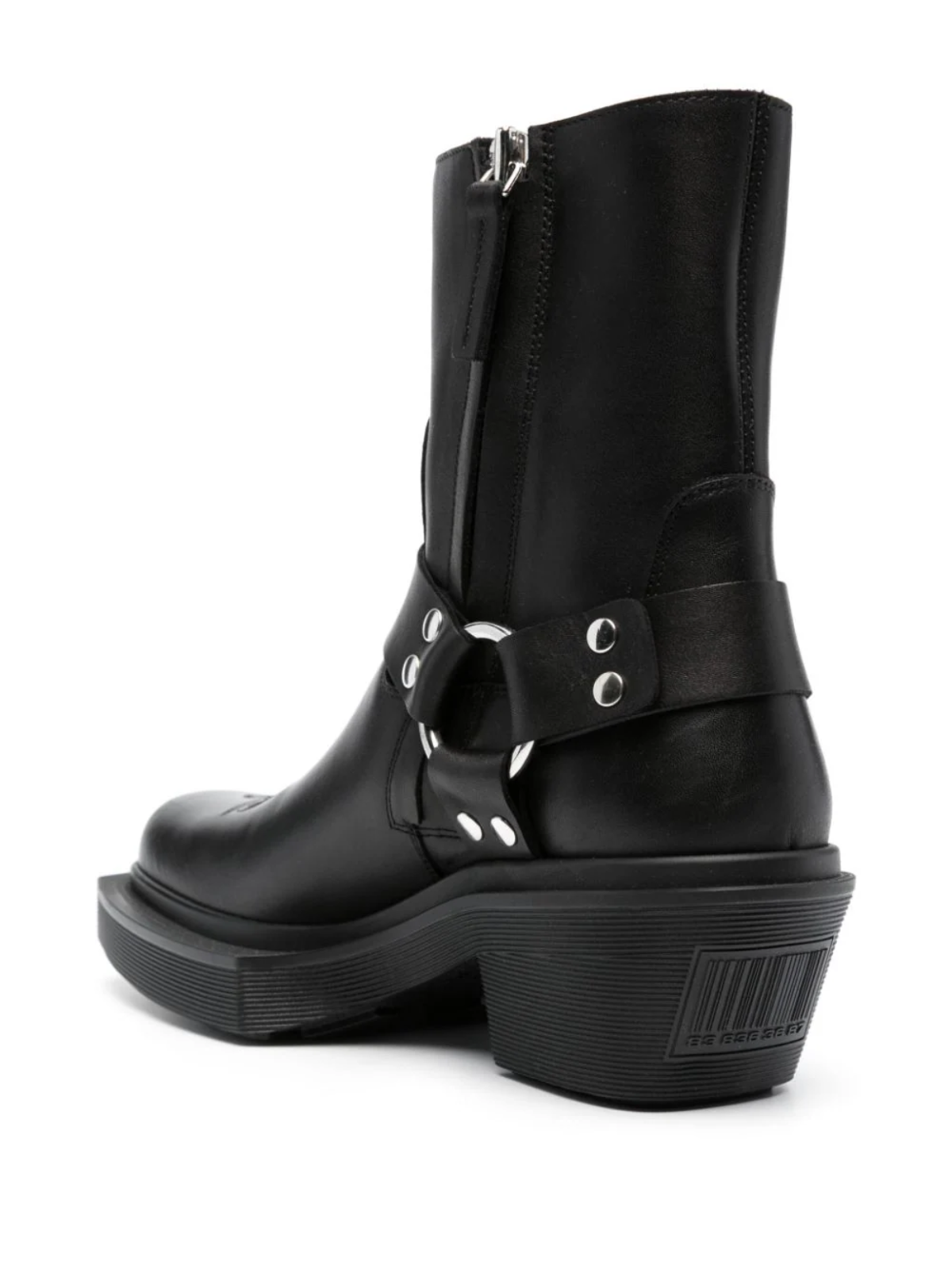 Vtmnts Boot Neo Western Harness Leather Black