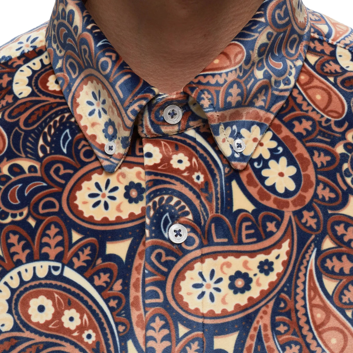 Drole De Monsieur Shirt Paisley Print Multi Colour