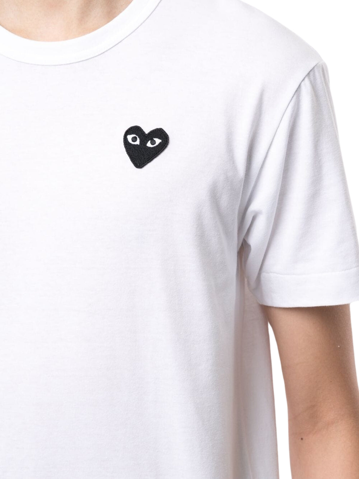 Comme Des Garcons T-Shirt Heart White