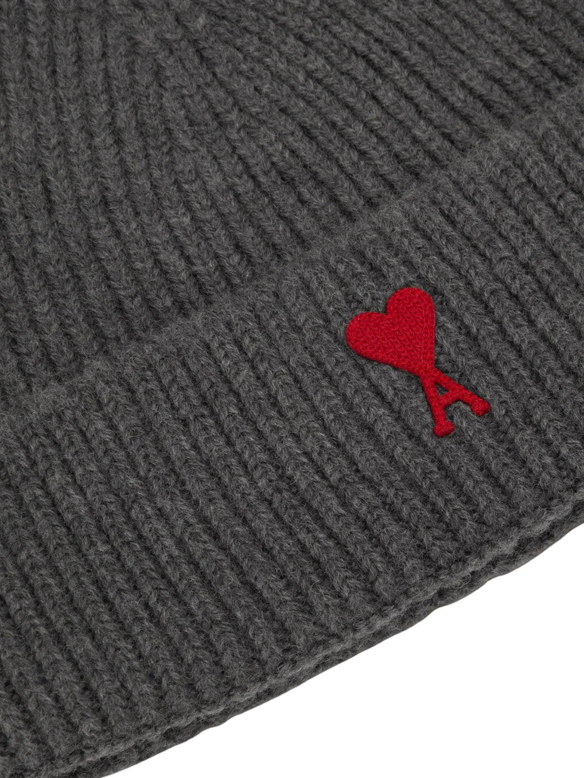Ami Beanie Logo Grey