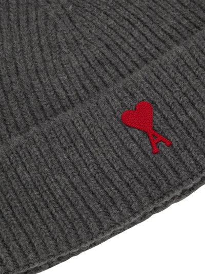 Ami Beanie Logo Grey