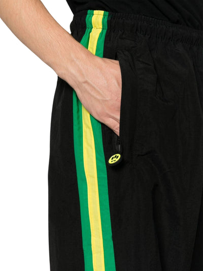 Barrow Pants Side Straps Logo Black