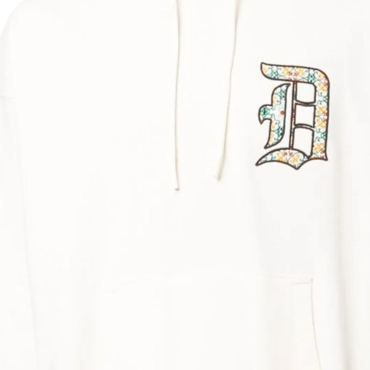 Drole De Monsieur Hoodie Mini Logo Cream