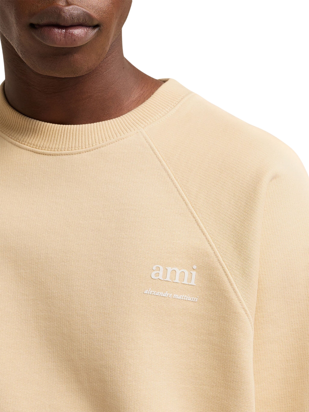 Ami Sweater Alexandre Mattiussi Cream