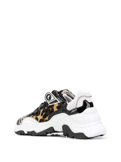 N21 Sneaker Animal Print White