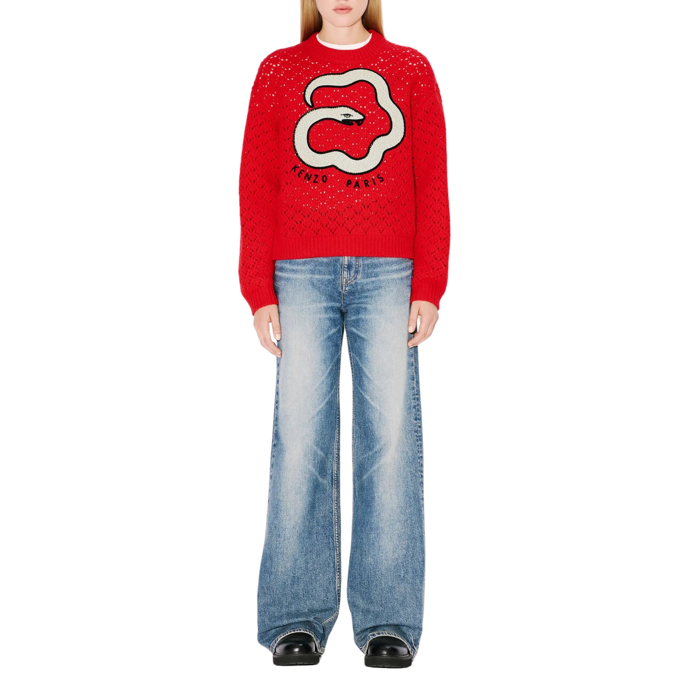 Kenzo Sweater Snake Red