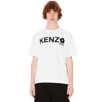 Kenzo T-Shirt Bold Logo White
