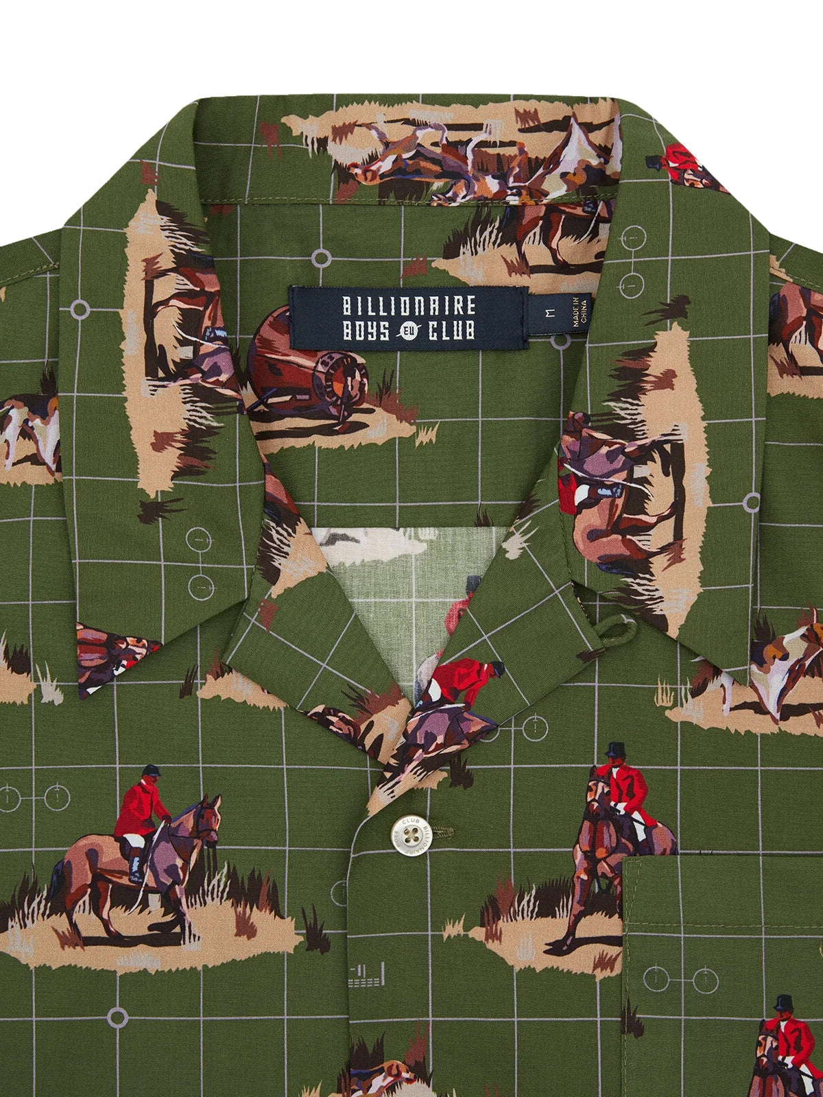 Billionaire Boys Club Shirt S/S Space Hunt Green