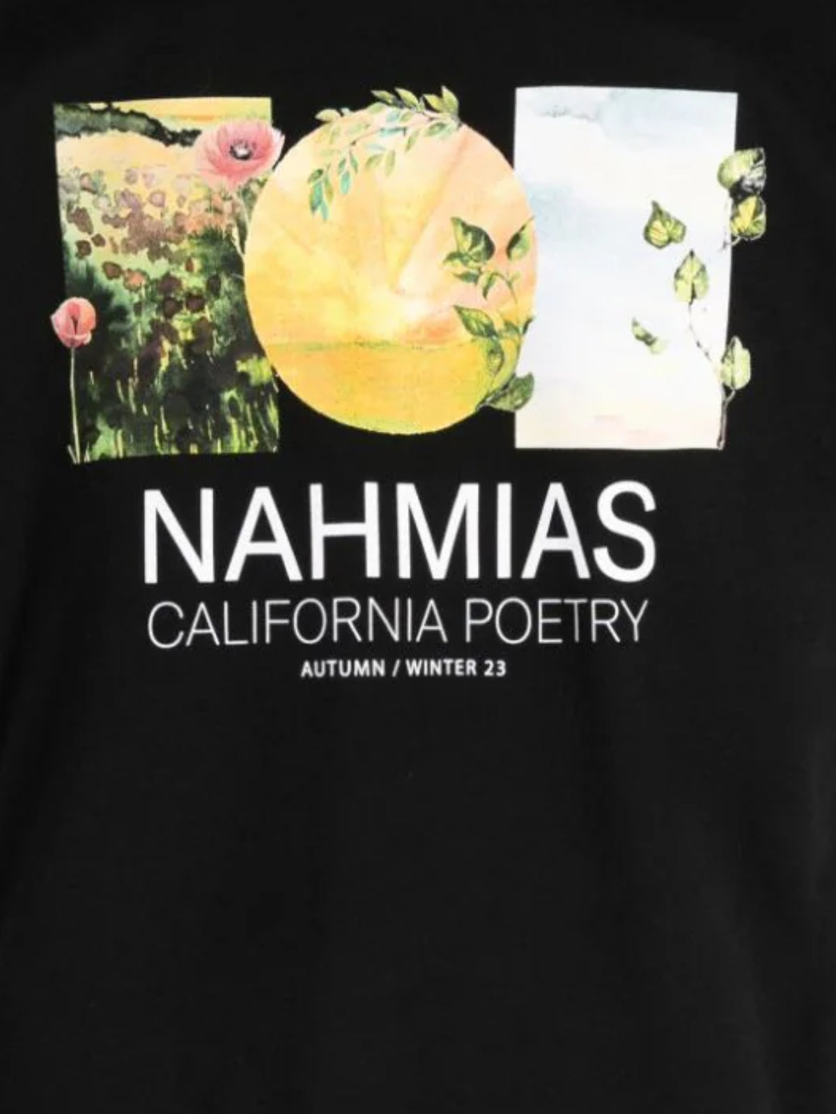 Nahmias T-Shirt Landscape Logo Black