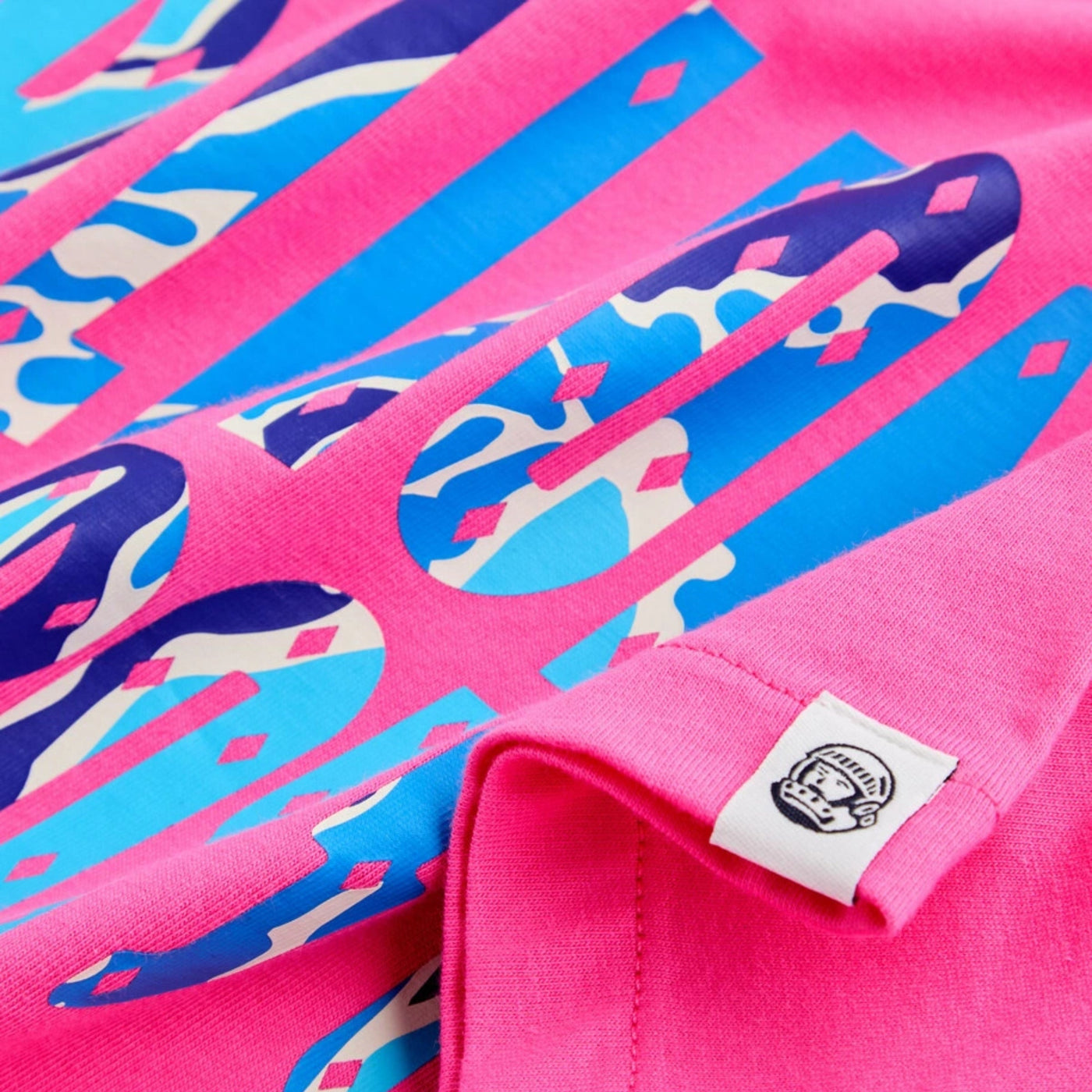 Billionaire Boys Club T-Shirt Camo Arch Logo Pink