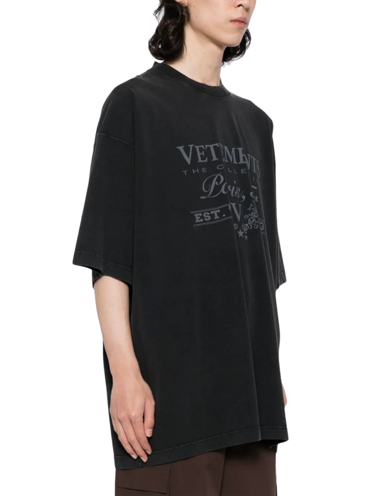 Vetements T-Shirt Paris Black