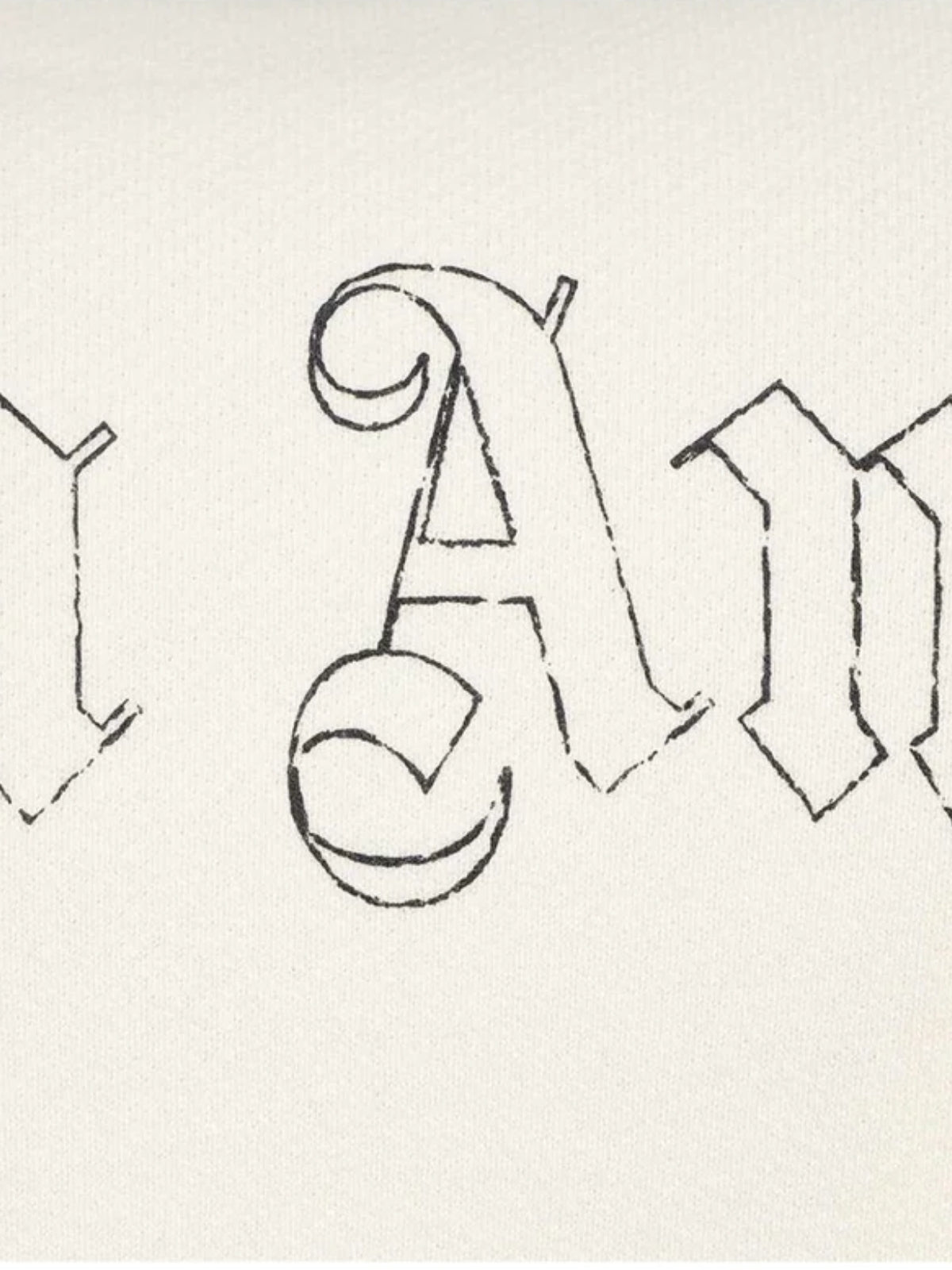 Palm Angels Sweater Shark Logo Butter