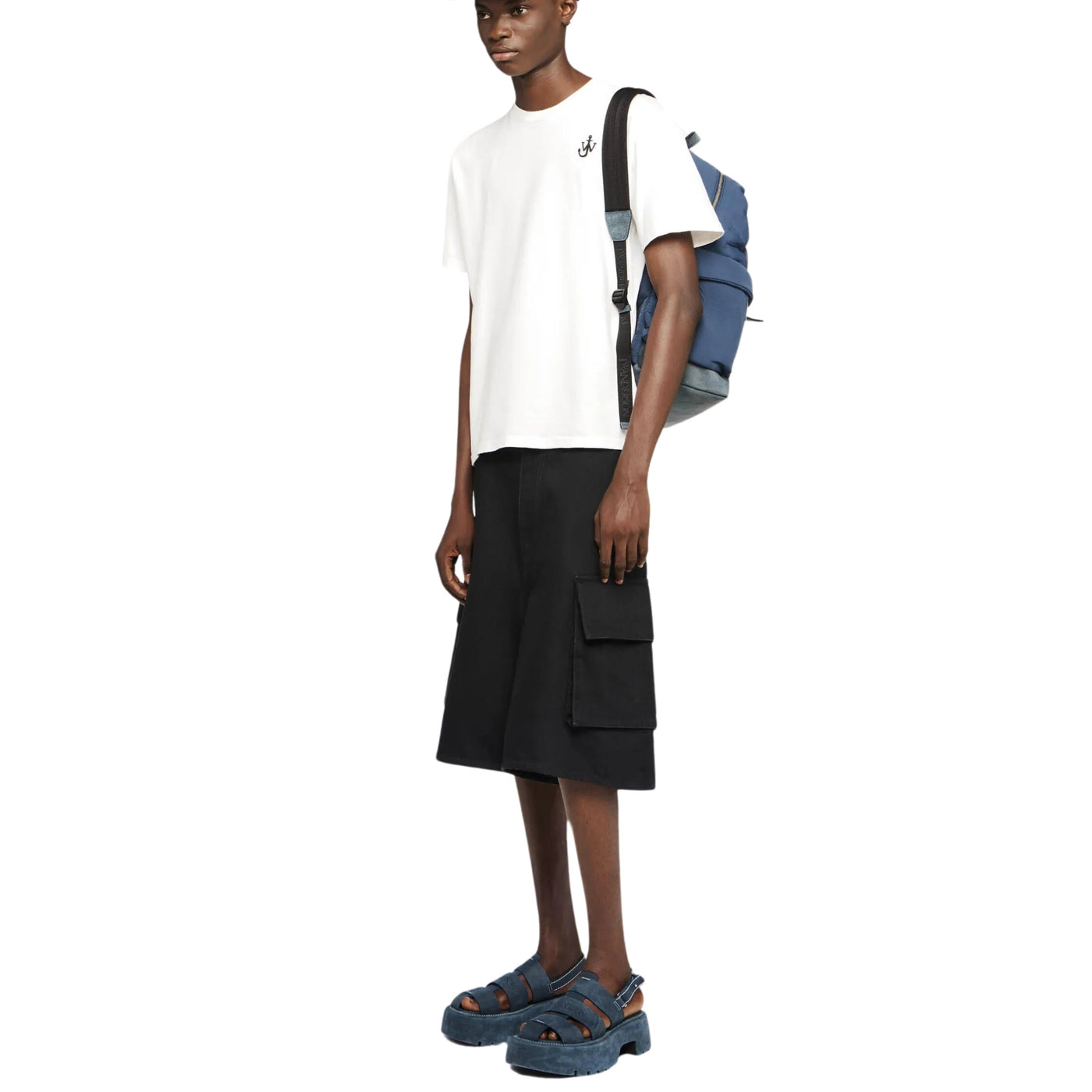 Jw Anderson T-Shirt Anchor Embroidery White