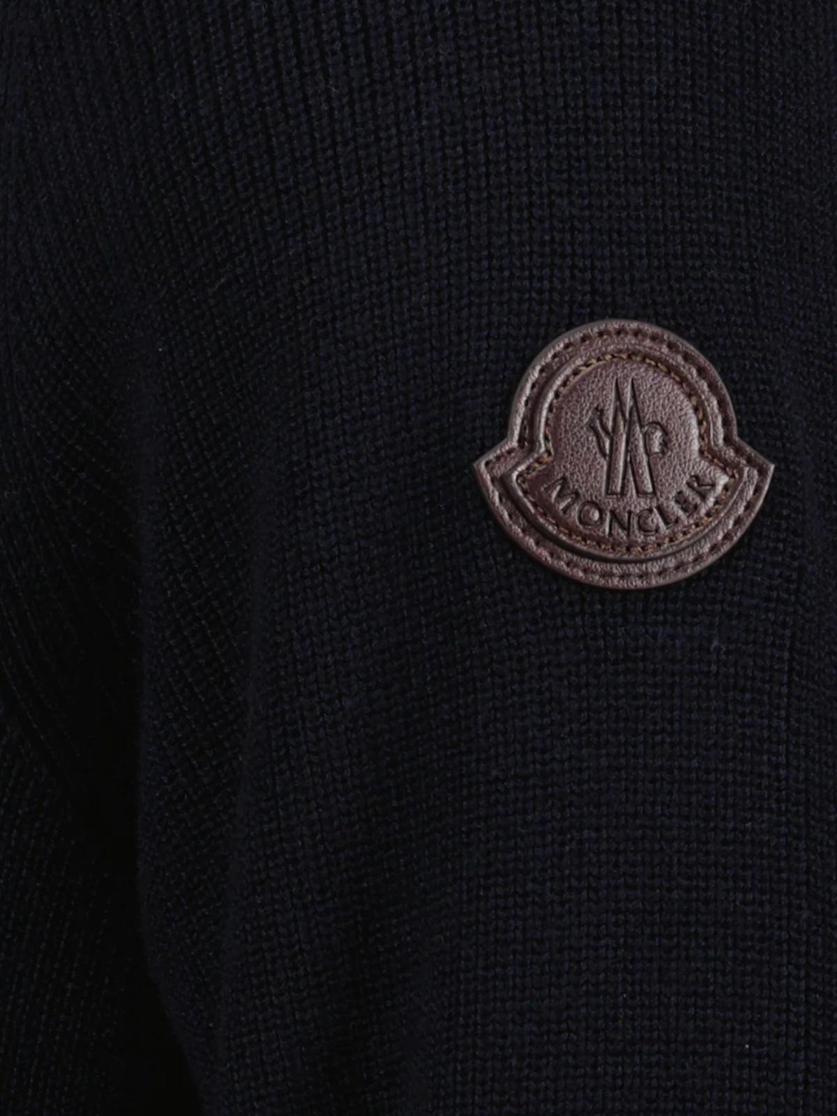 Moncler Cardigan Full Zip Black-Grey
