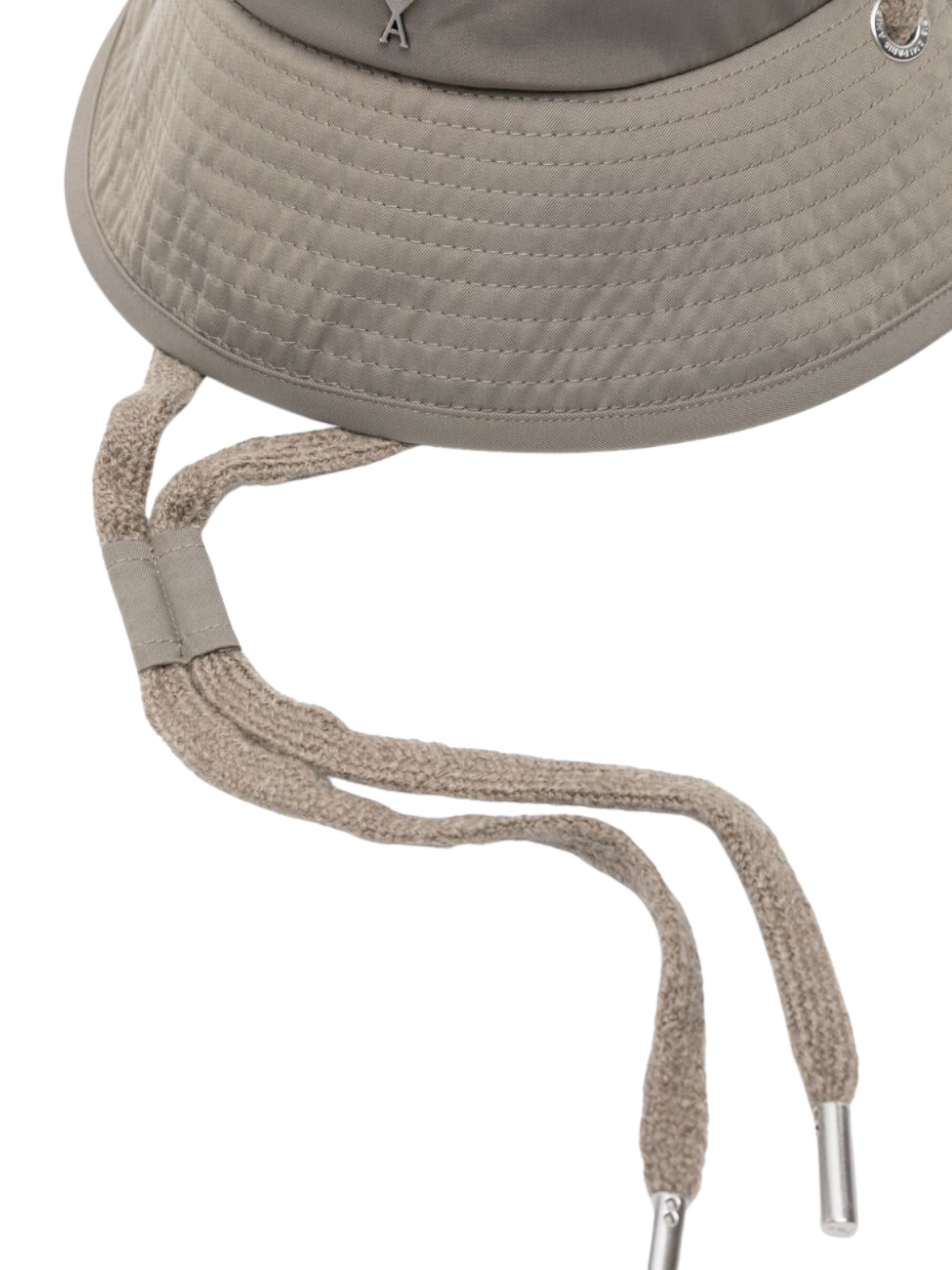 Ami Bucket Hat With String Grey