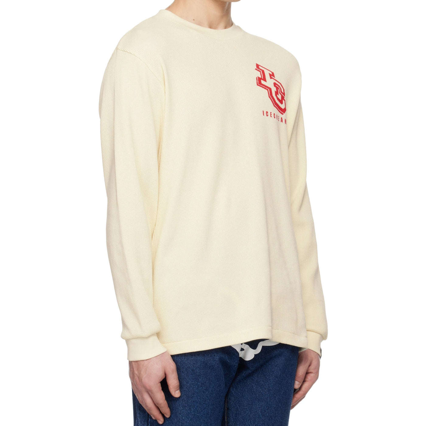 Ice-Cream Sweater Waffle Off-White