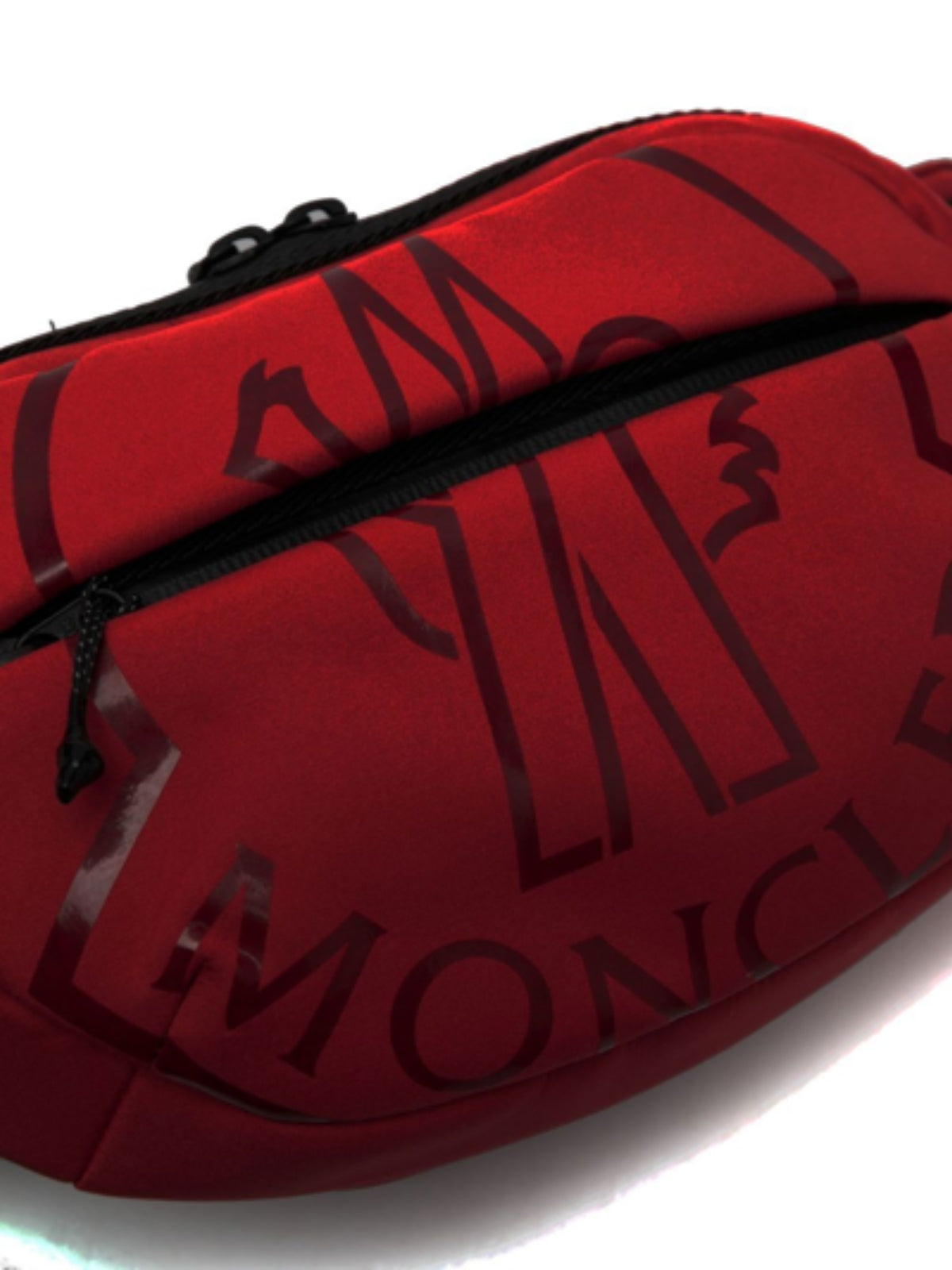 Moncler Bag Zip Logo Red