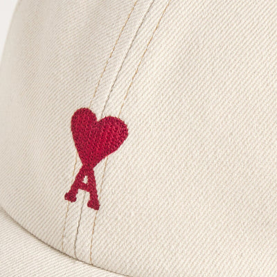 Ami Cap Embroidery Logo Light Taupe