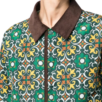 Drole De Monsieur Jacket Pattern Green