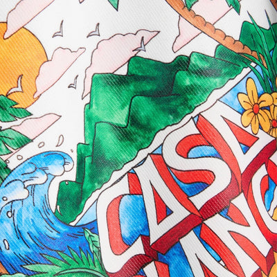 Casablanca T-Shirt Casa Beach Wave White