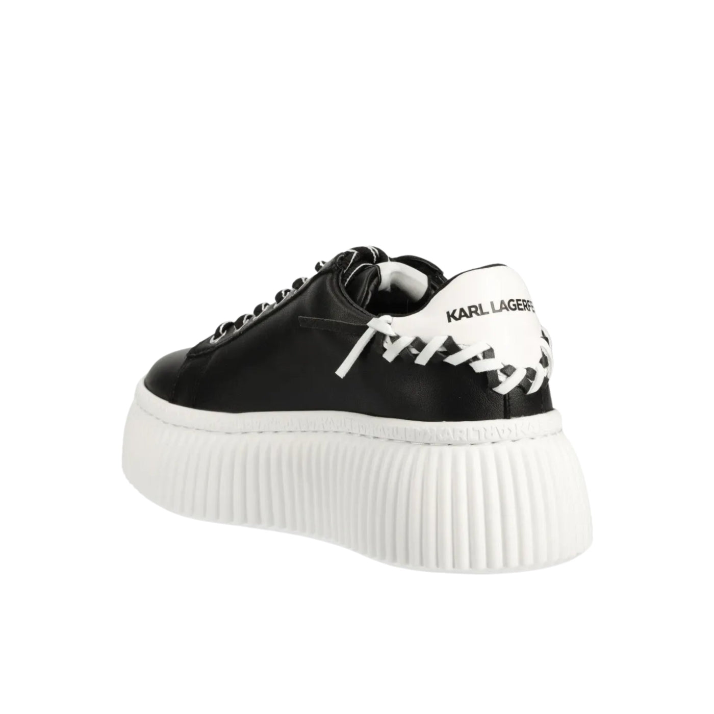 Karl Lagerfeld Sneaker Ladies Kreeper Whipstitch Black