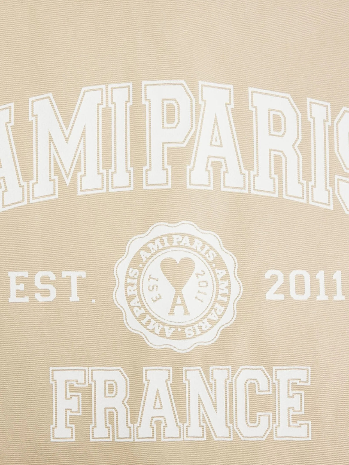 Ami Coat Top Pocket Vanilla