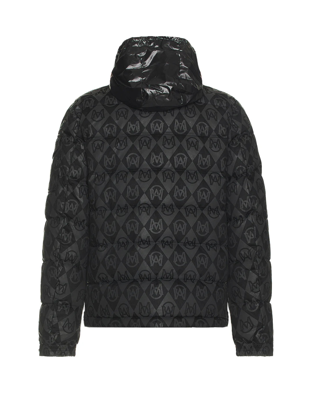 Moncler Jacket Bourne Allover Print Black