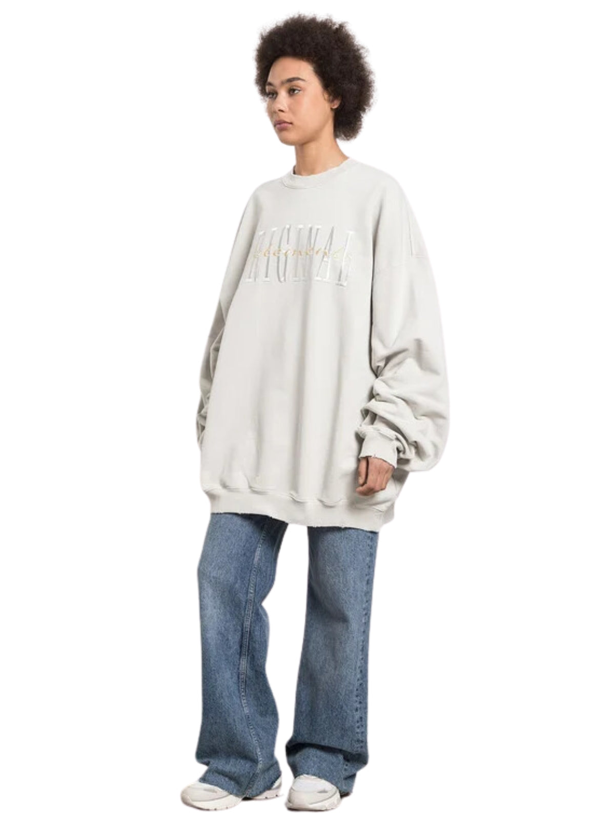 Vetements Sweater Original Mushroom White