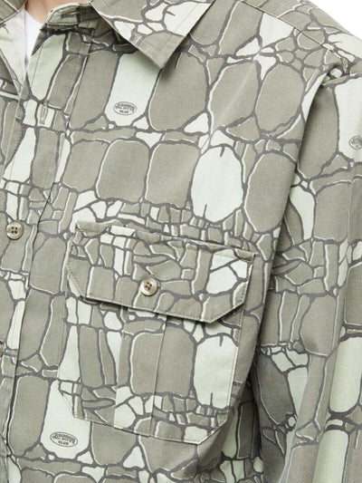 Billionaire Boys Club  Shirt Gator Camo Green