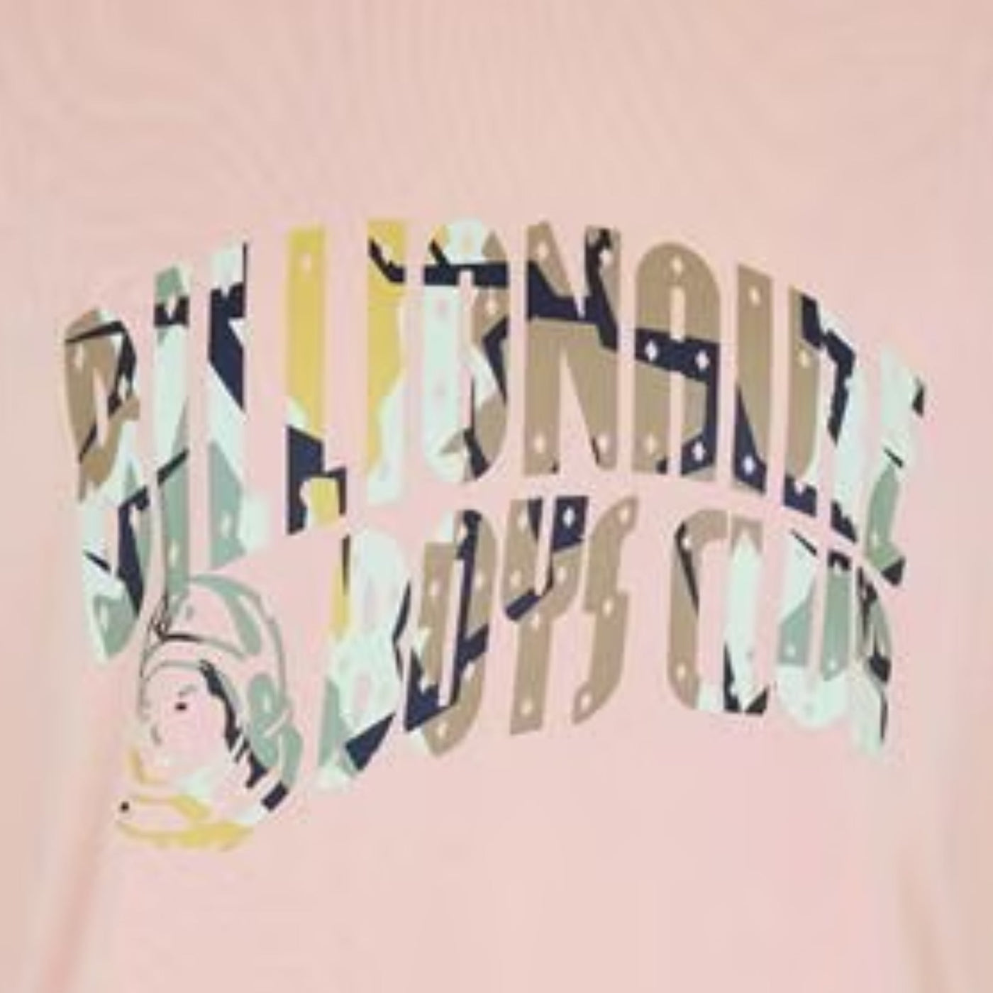 Billionaire Boys Club T-Shirt Camo Arch Logo Pink