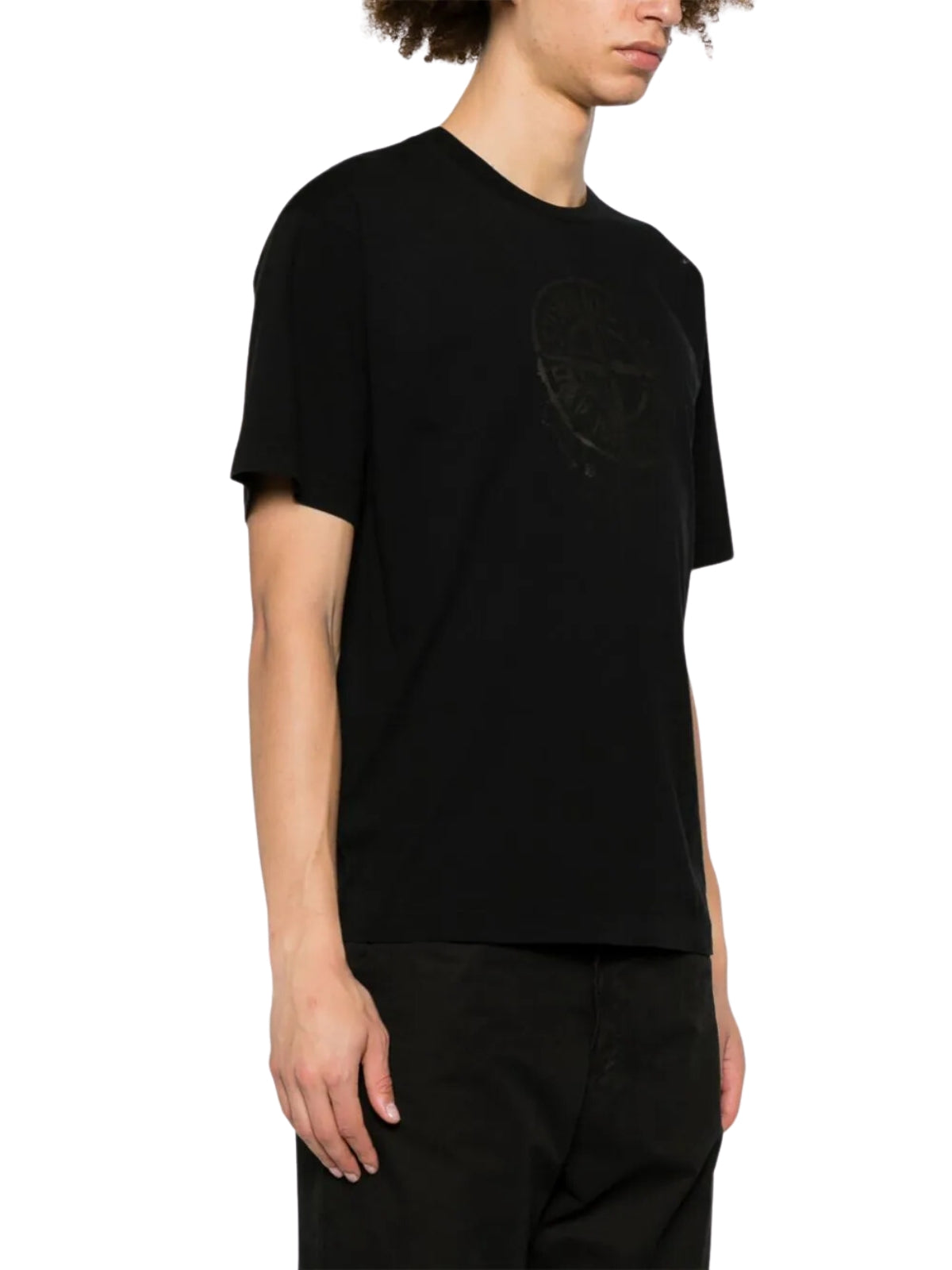 Stone Island T-Shirt Logo Black