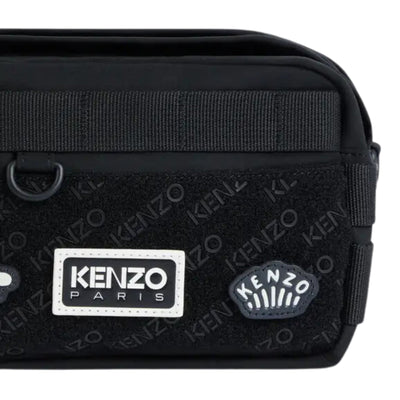 Kenzo Bag Belt Mono Logo Black