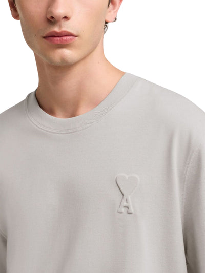 Ami T-Shirt Logo Chalk