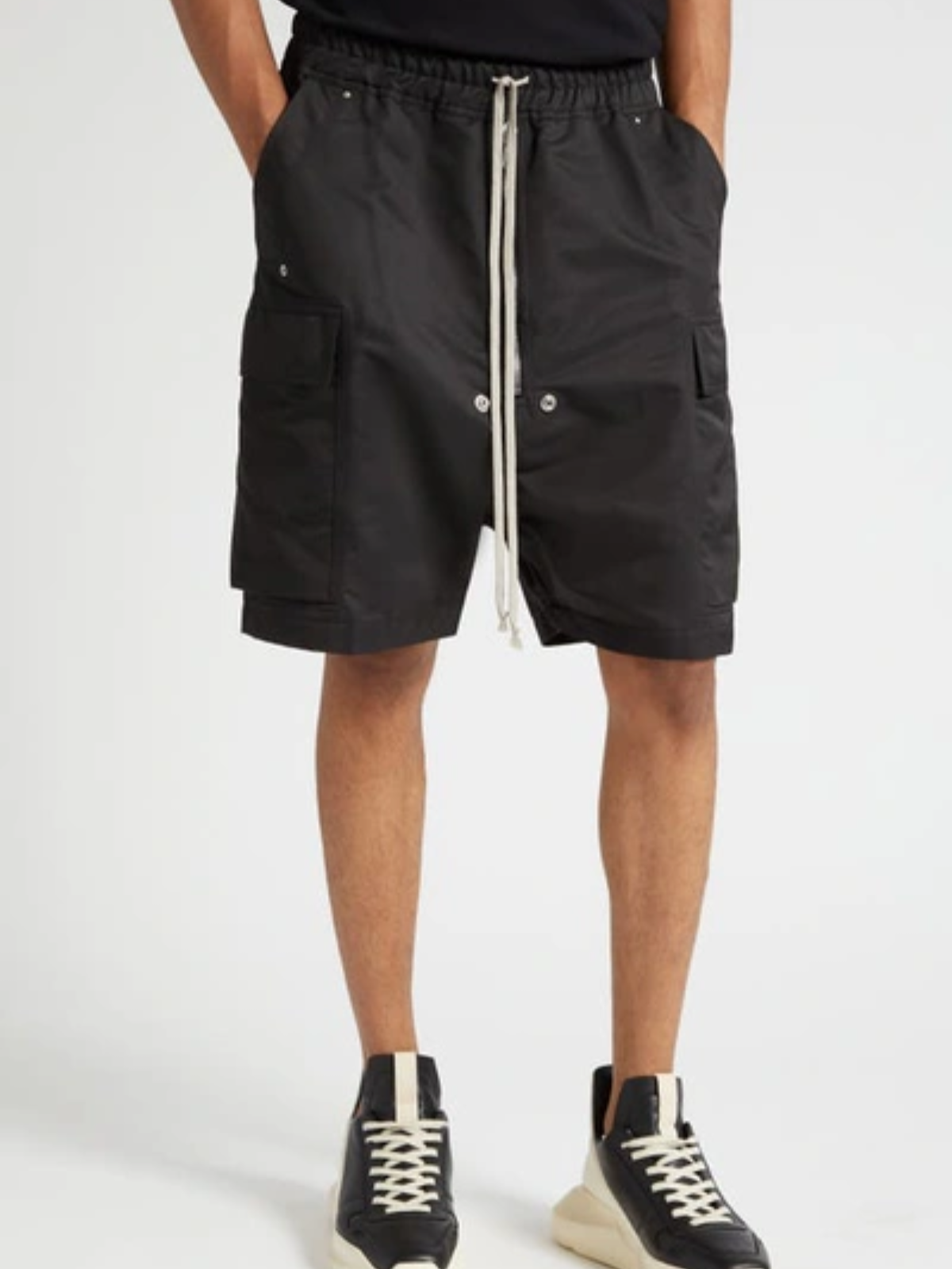 Rick Owens Shorts Cargobela Black
