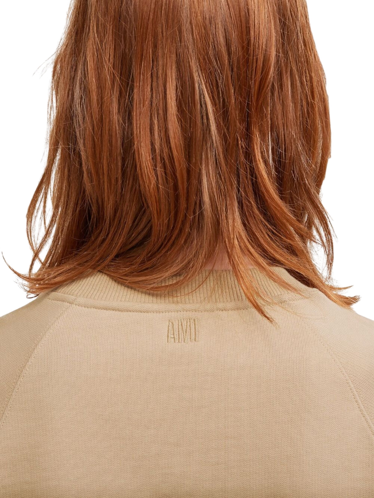Ami Sweater Logo Beige