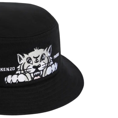 Kenzo Bucket Hat Tiger Black