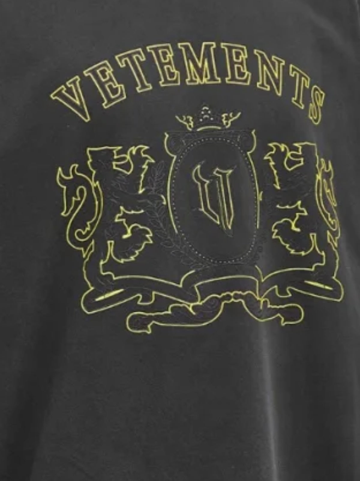 Vetements T-Shirt Graphic Black