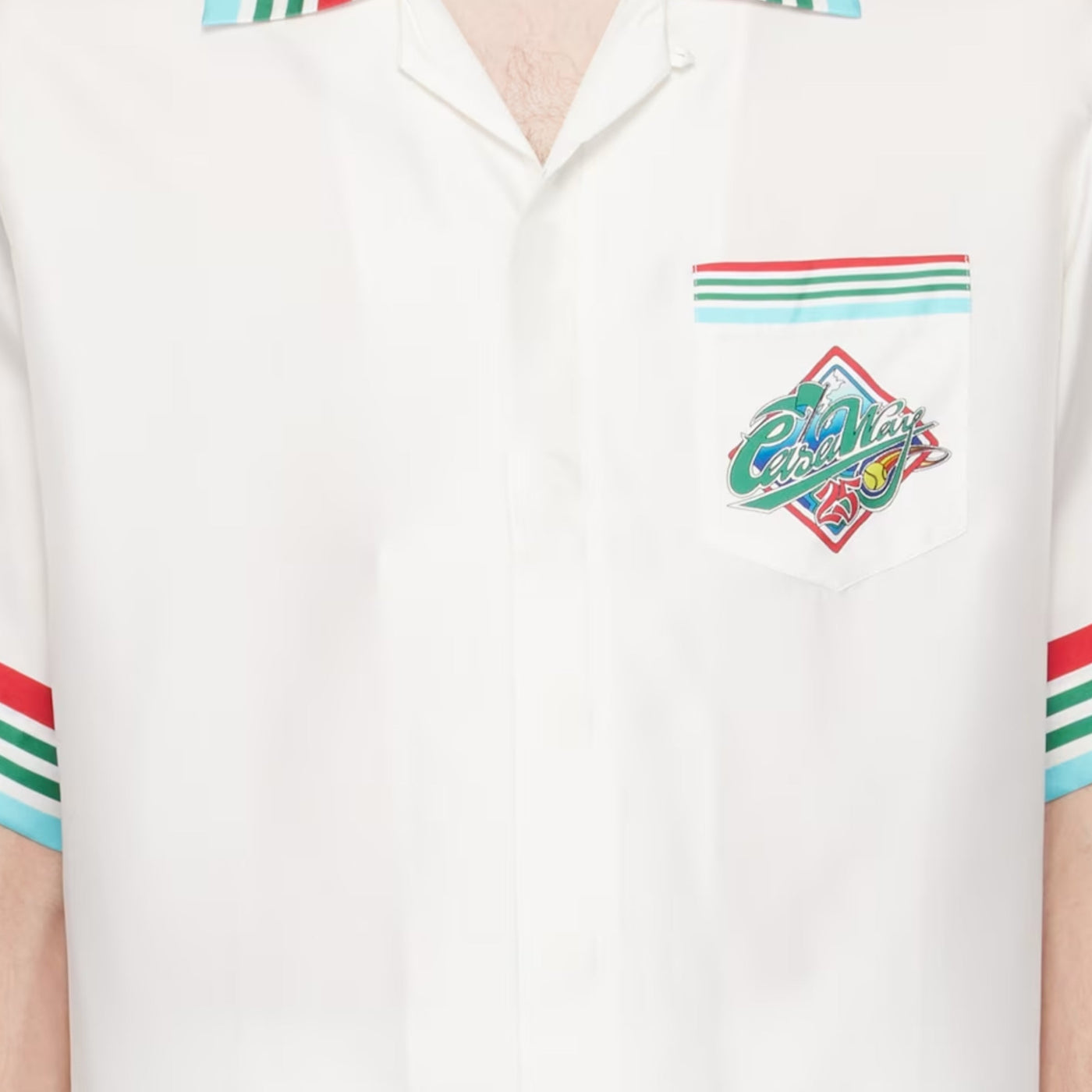 Casablanca Shirt Casa Way World Series White-Lue-Red