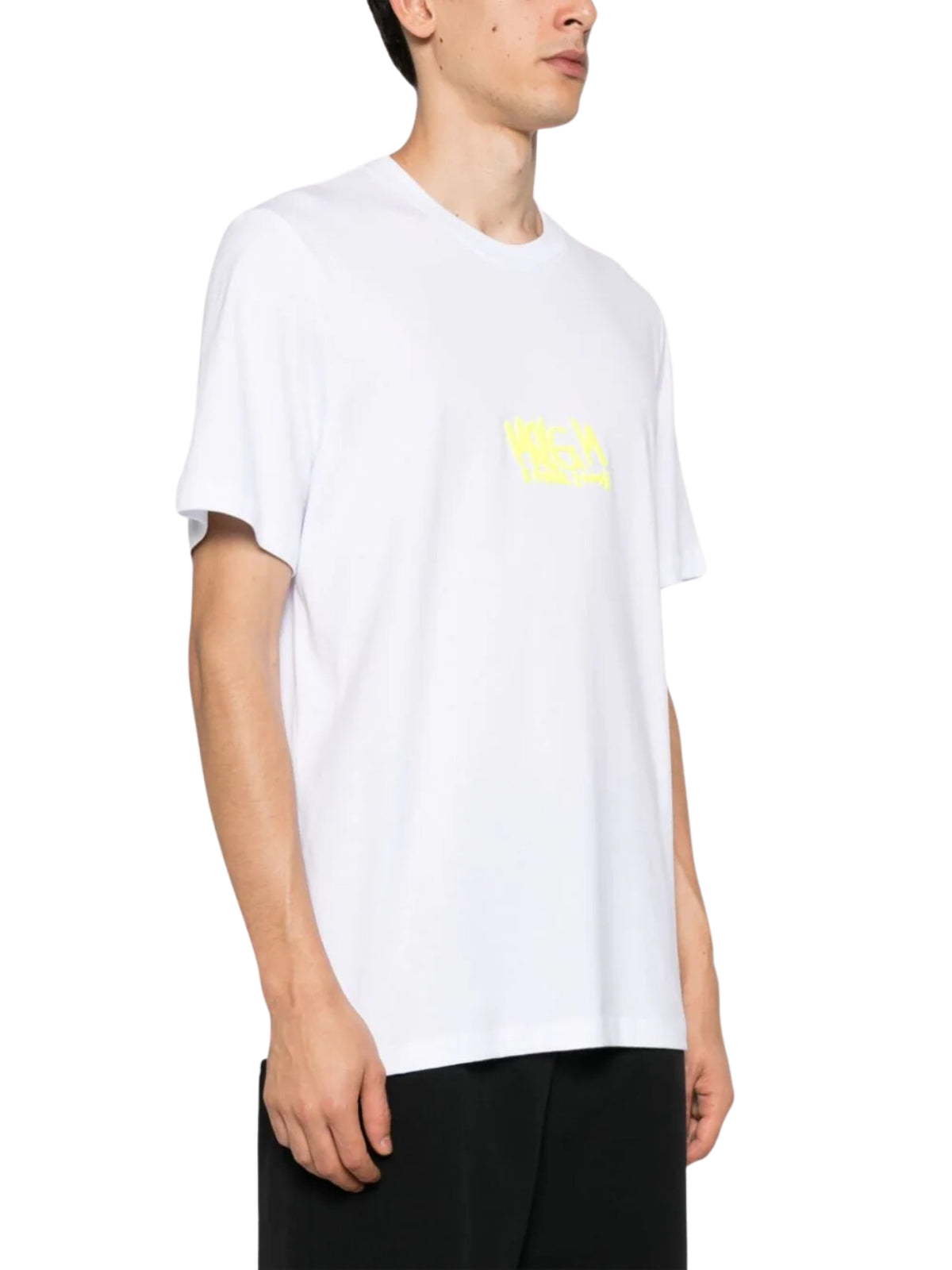 Msgm T-Shirt Logo Cool Grey