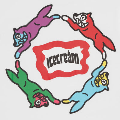 Ice-Cream T-Shirt Roundabout White