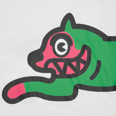 Ice-Cream T-Shirt Jumbo Running Dog White