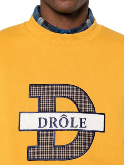 Drole De Monsieur Sweater Logo Mustard