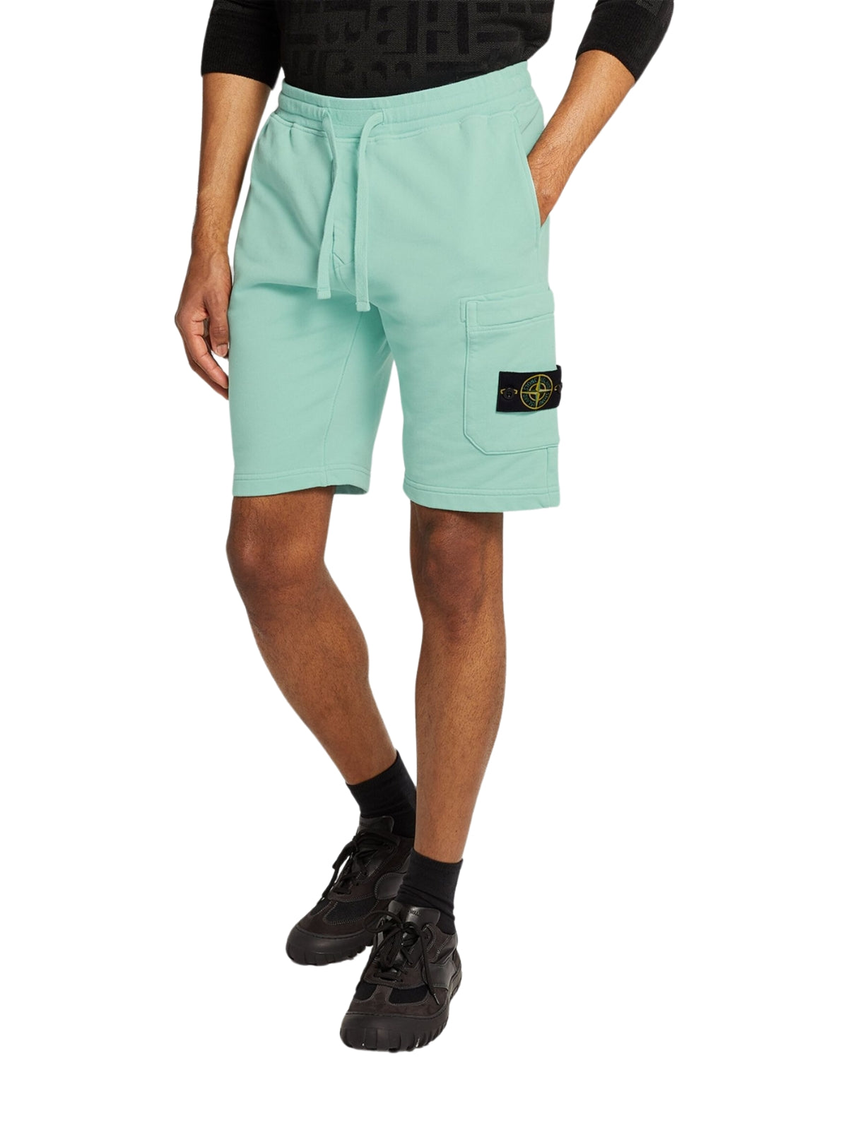 Stone Island Shorts Logo Light Green