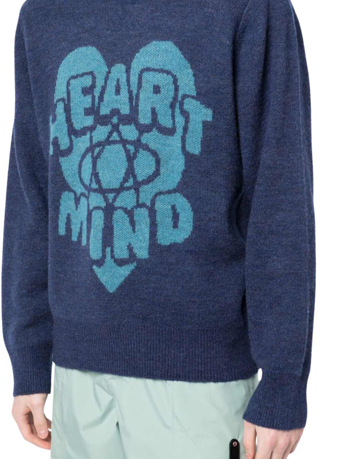 Billionaire Boys Club Sweater Heart Mind Knitted Navy